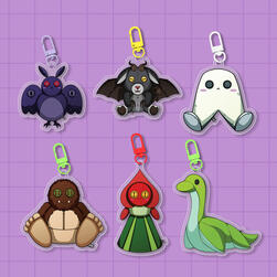 Plushie Cryptids Keychains